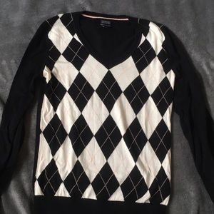 Lightweight Argyle sweater
